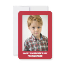 ハート教室フォトバレンタインのカード