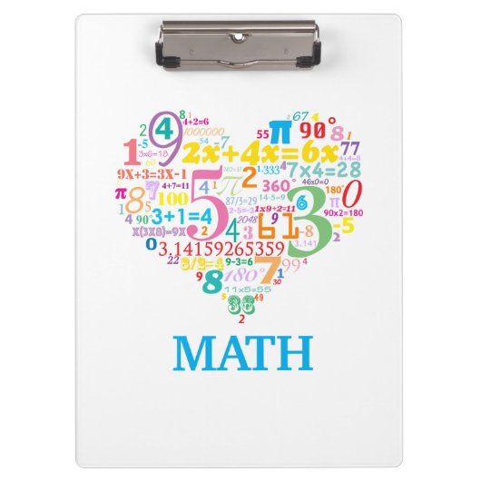 ハート数学 クリップボード (正面)