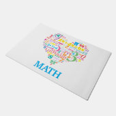 ハート数学 ドアマット (アングル)