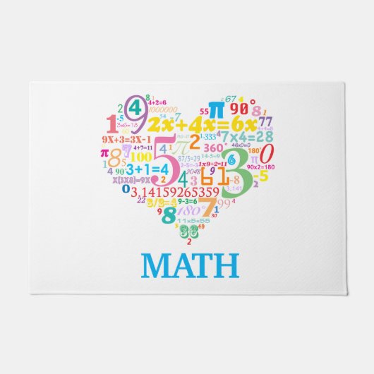 ハート数学 ドアマット (正面)