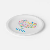 ハート数学 ペーパープレート (アングル)