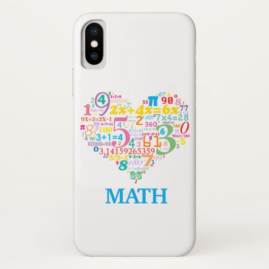 ハート数学 Case-Mate iPhoneケース (裏面)