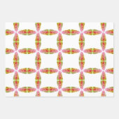 ハート整列 ラッピングペーパーシート (正面2)