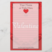 ハート文具 便箋 (正面)