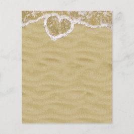 ハート文房具の上のビーチ状の気泡