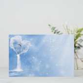 ハート文房具 便箋 (スタンド正面)