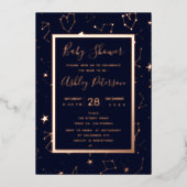 ハート星団 箔招待状 (正面)