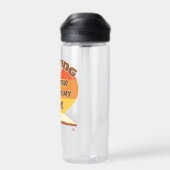 ハート書からMy Art Epic作家ロゴ ウォーターボトル (背面)