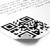 ハート書道ハネムーンファンド優雅な結婚式 ポスター (角)