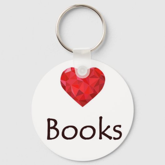 ハート書 キーホルダー (正面)