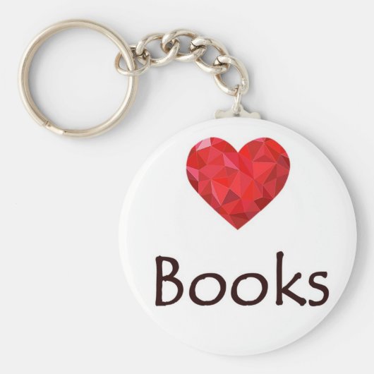 ハート書 キーホルダー (正面)