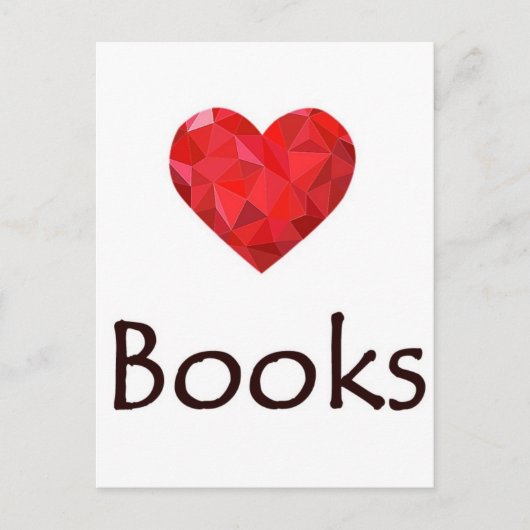 ハート書 ポストカード (正面)