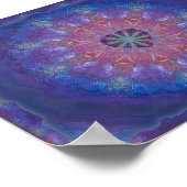 ハート曼荼羅 ポスター (角)