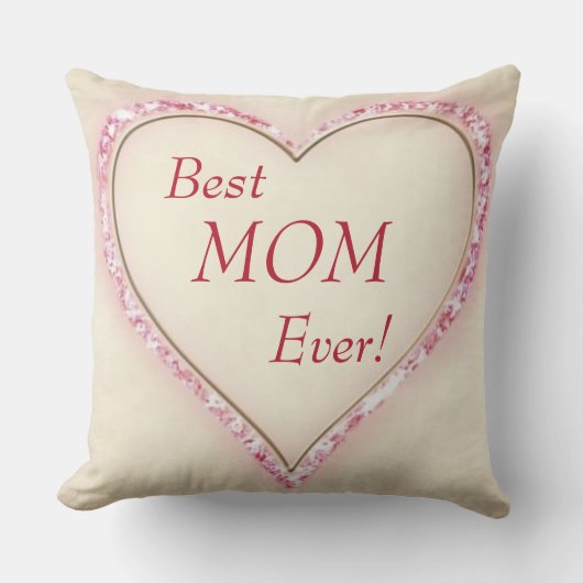 ハート最高のマー クッション (正面)