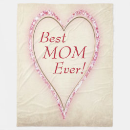 ハート最高のマー フリースブランケット