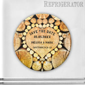 ハート木材リングや輪木材は日付磁石を保存 マグネット