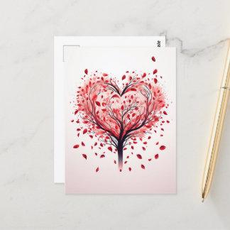 ハート木葉書 ポストカード
