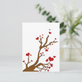 ハート木 ポストカード (スタンド正面)