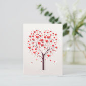 ハート木 ポストカード (スタンド正面)