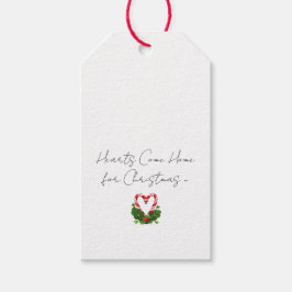 ハート来ホームフォークリスマスホリデーズキャンディケイン ギフトタグ