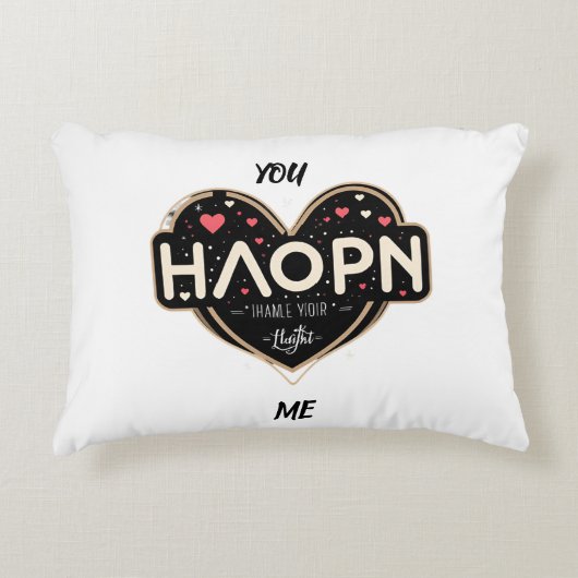 ハート枕 アクセントクッション (正面)