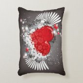 ハート枕 アクセントクッション (正面(垂直))