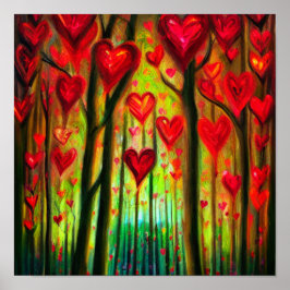 ハート林ポスター ポスター