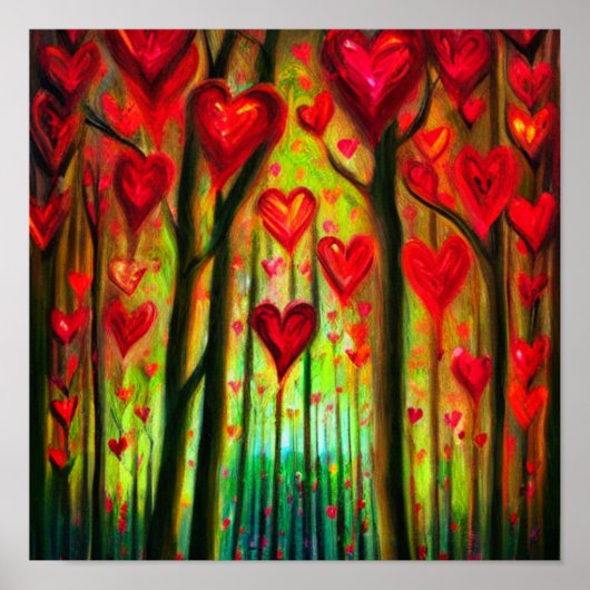 ハート林ポスター ポスター (正面)