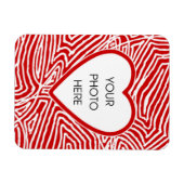 ハート枠 マグネット (横)