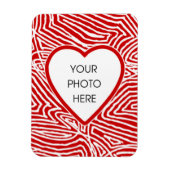 ハート枠 マグネット (縦)