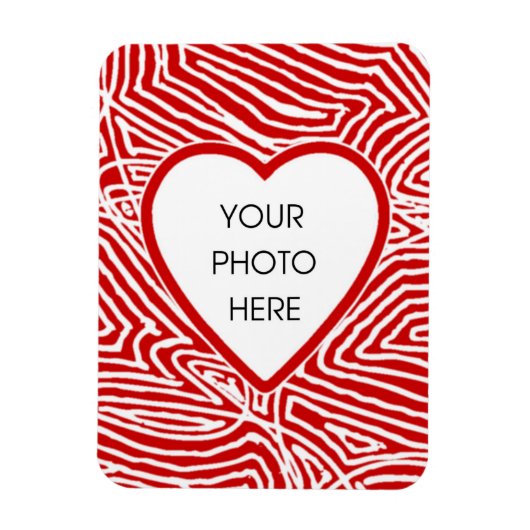 ハート枠 マグネット (縦)