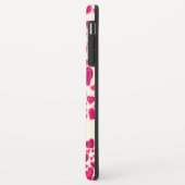 ハート柄ホットピンククリーム Case-Mate iPhoneケース (裏面/左)