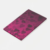 ハート柄18 ポストイット (アングル)