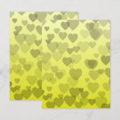 ハート柄22 ノートカード (正面/裏面)