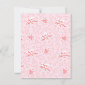 ハート柄25 ノートカード (裏面)