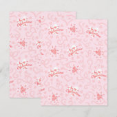 ハート柄25 ノートカード (正面/裏面)