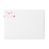 ハート柄26 ラップアラウンドラベル (正面)