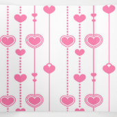 ハート柄26 三つ折りクリスマスカード (内部中)