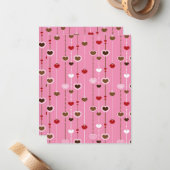 ハート柄27 ノートカード (正面/裏面インサイチュ)