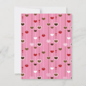 ハート柄27 ノートカード (裏面)