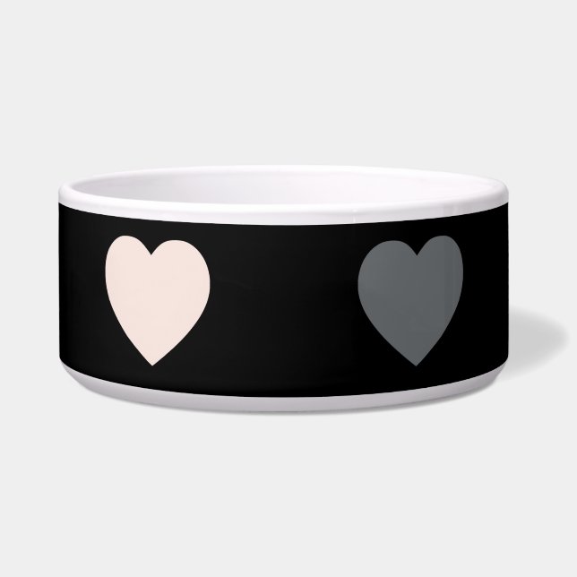 ハート柄30 ボウル (正面)