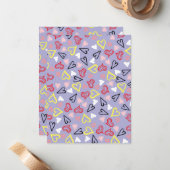 ハート柄31 ノートカード (正面/裏面インサイチュ)