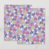 ハート柄31 ノートカード (正面/裏面)