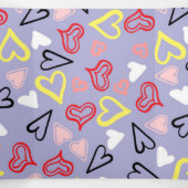 ハート柄31 三つ折りクリスマスカード (内部中)