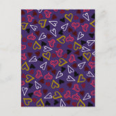 ハート柄32 シーズンポストカード (正面)