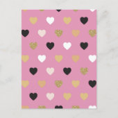 ハート柄32 シーズンポストカード (正面)