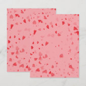 ハート柄34 ノートカード (正面/裏面)