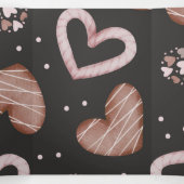 ハート柄35 三つ折りクリスマスカード (内部中)