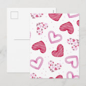 ハート柄36 シーズンポストカード (正面/裏面)