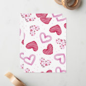 ハート柄36 ノートカード (正面/裏面インサイチュ)